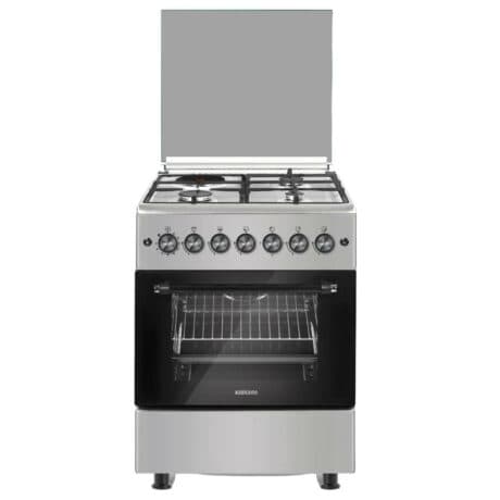 Bruhm 3-Gas + 1 Hot Plate Cooker with Double Oven Grill 60x60